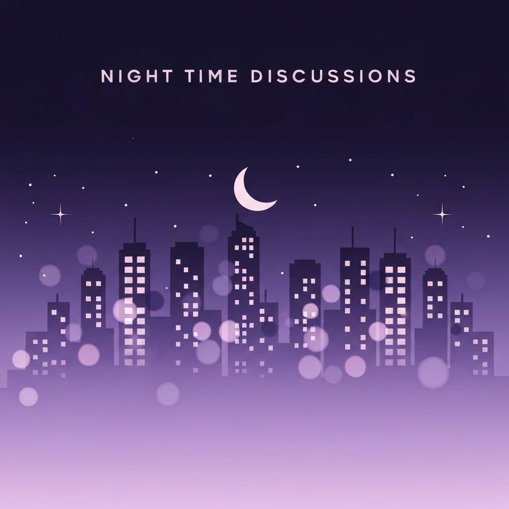 Night Time Discussions album artwork